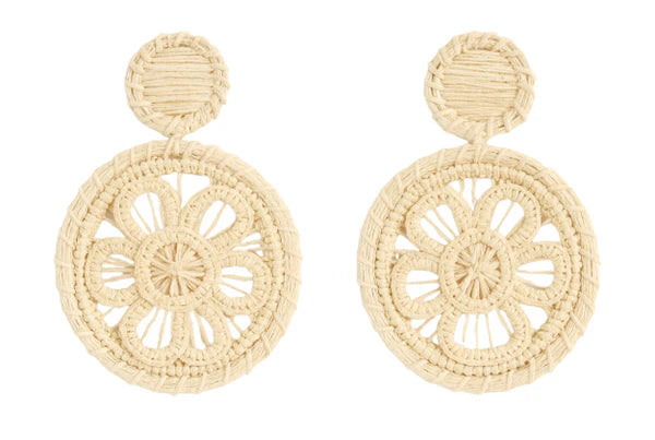 Victoria Dunn Palm Sapphire Earring