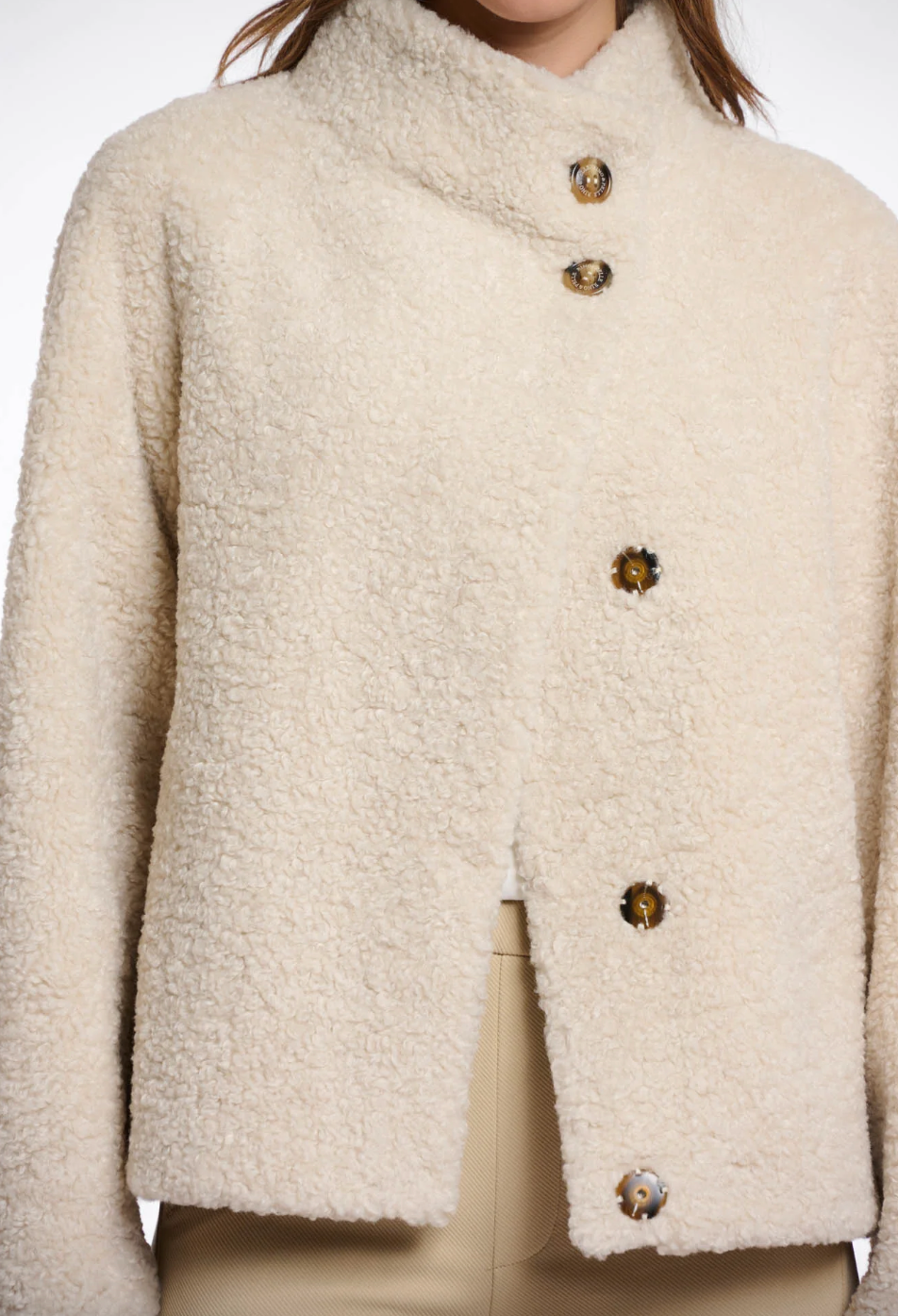 Rino & Pelle Denu Faux Fur Jacket - Birch