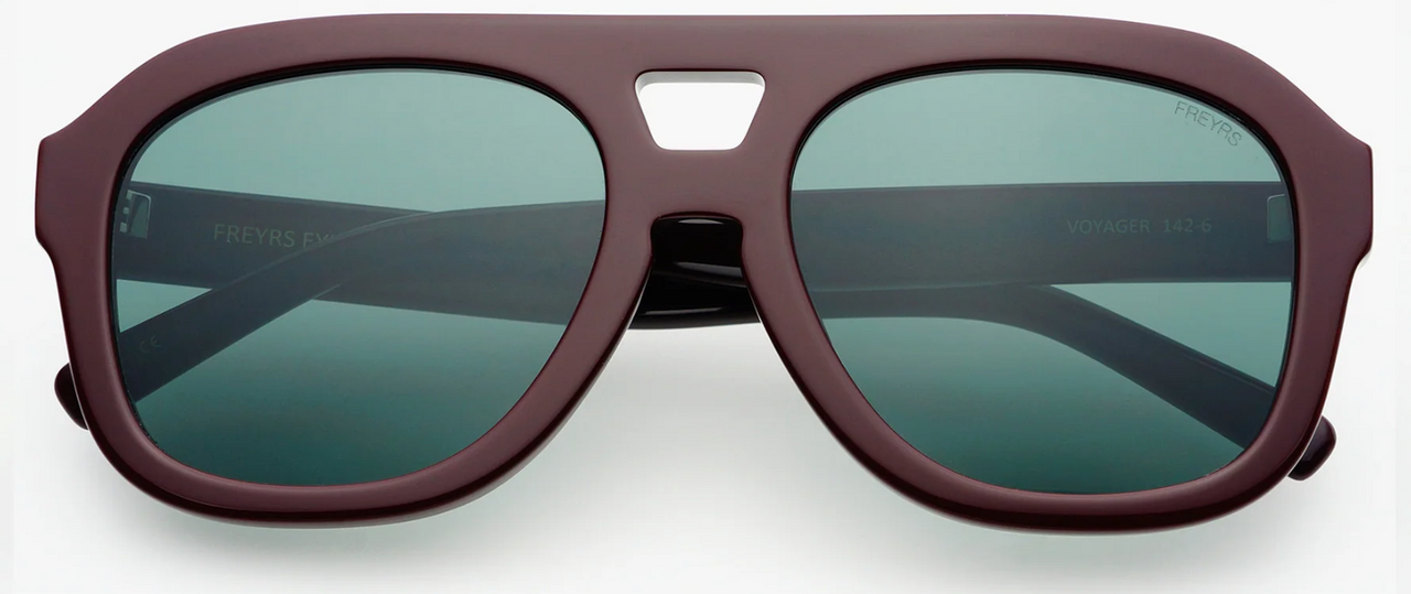 FREYRS Voyager - Oversized/ Acetate - Burgundy