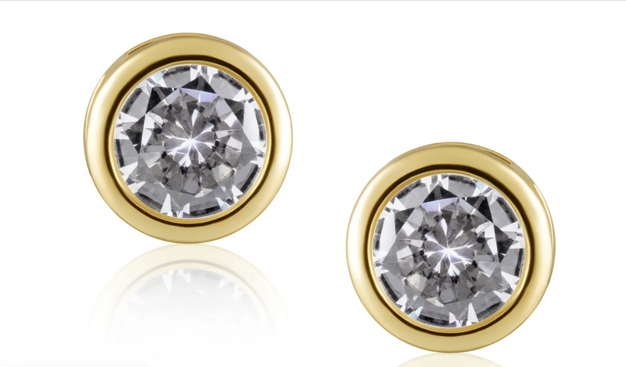 Sahira Alaina Bezel Studs