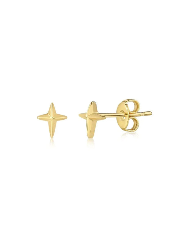 Sahira Shari Star Studs - Gold