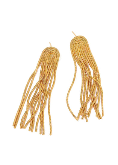 Sahira Addison Statement Earring - Gold