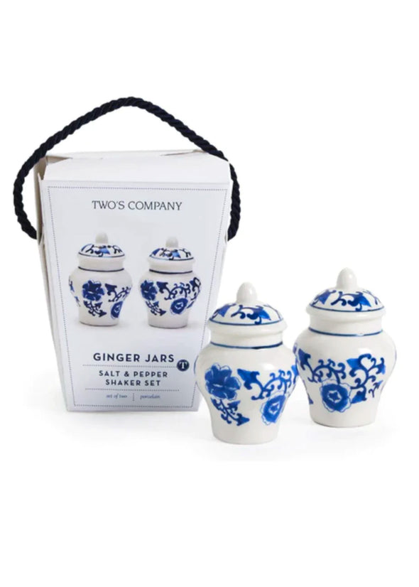 Mini Ginger Jar Salt & Pepper Shaker - Set of 2