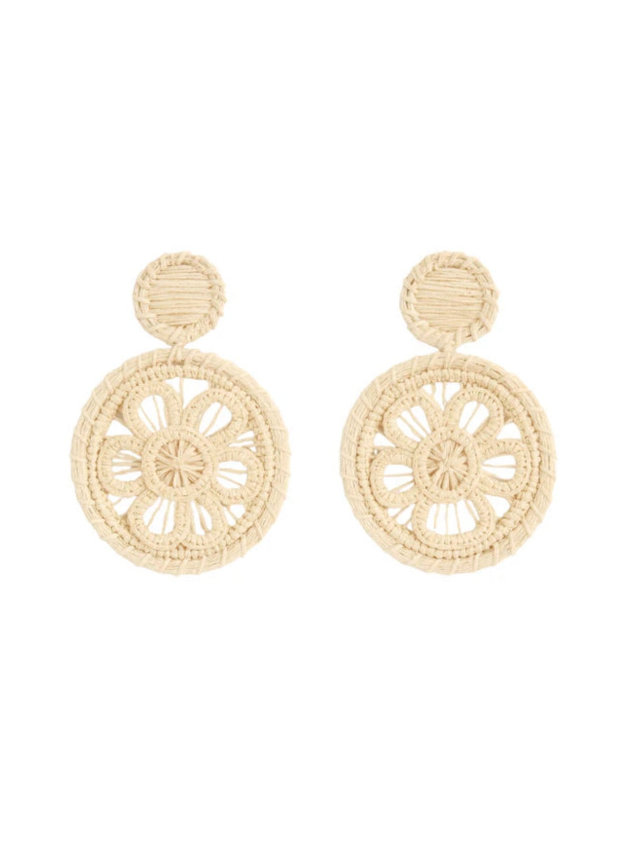 Victoria Dunn Palm Sapphire Earring