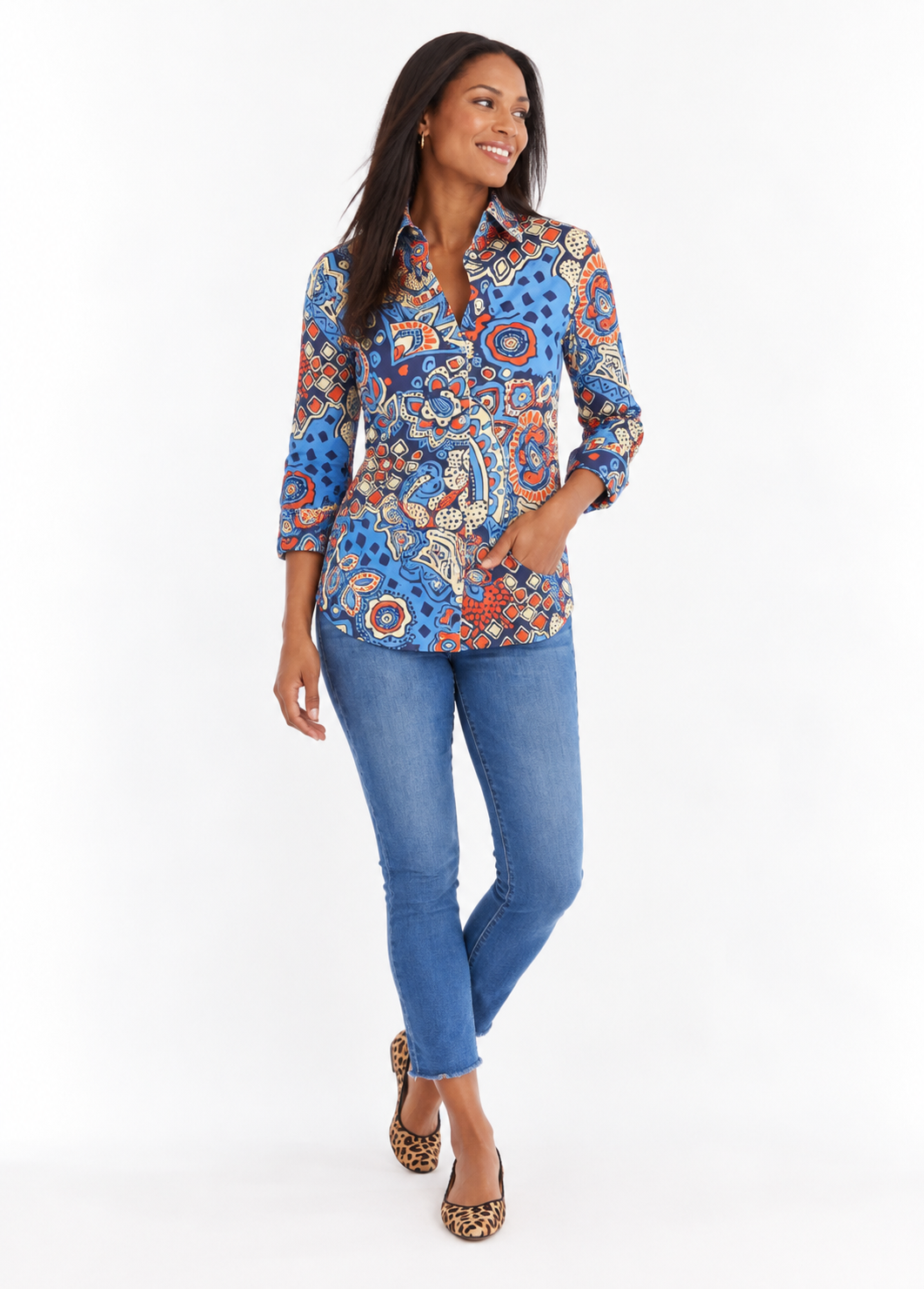 Tenley Shirt - Hemingway Sun River