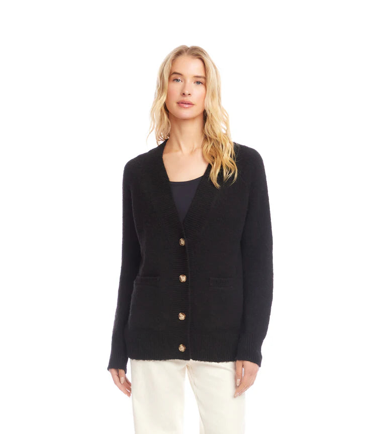 Karen Kane Cardigan Sweater - Black