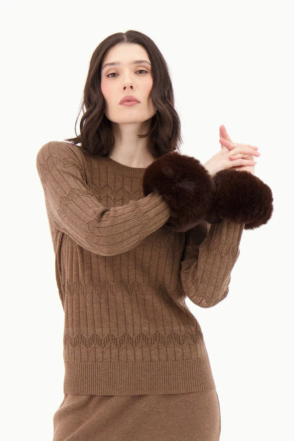 Spanner Limited Faux Fur Cuffs