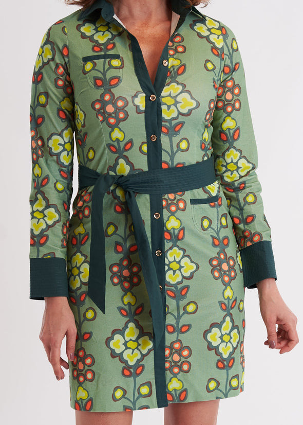 Midori Shirtdress - Serendipity Moss