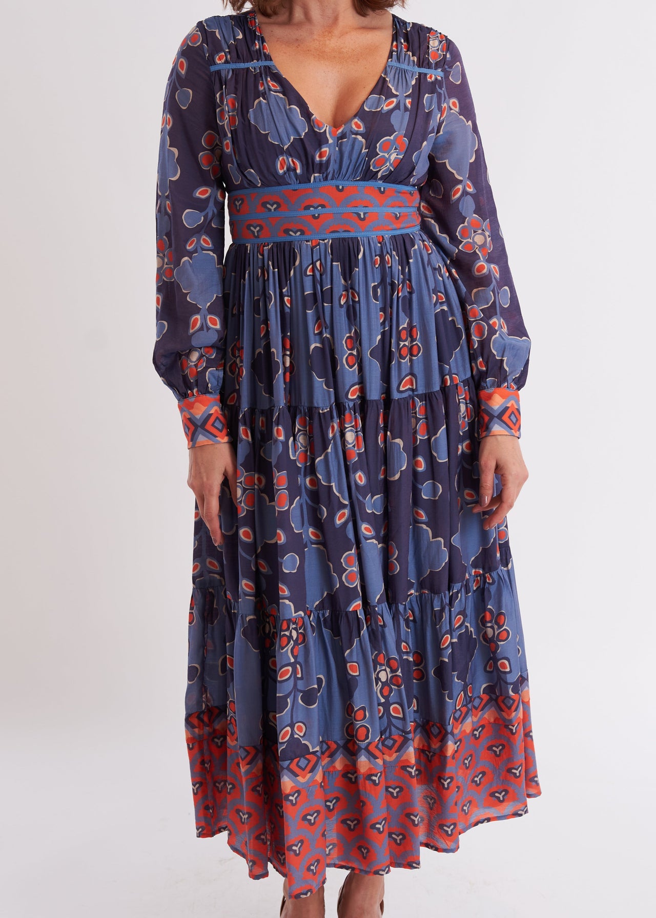 Tristan Dress - Serendipity Ocean Fog SAMPLE