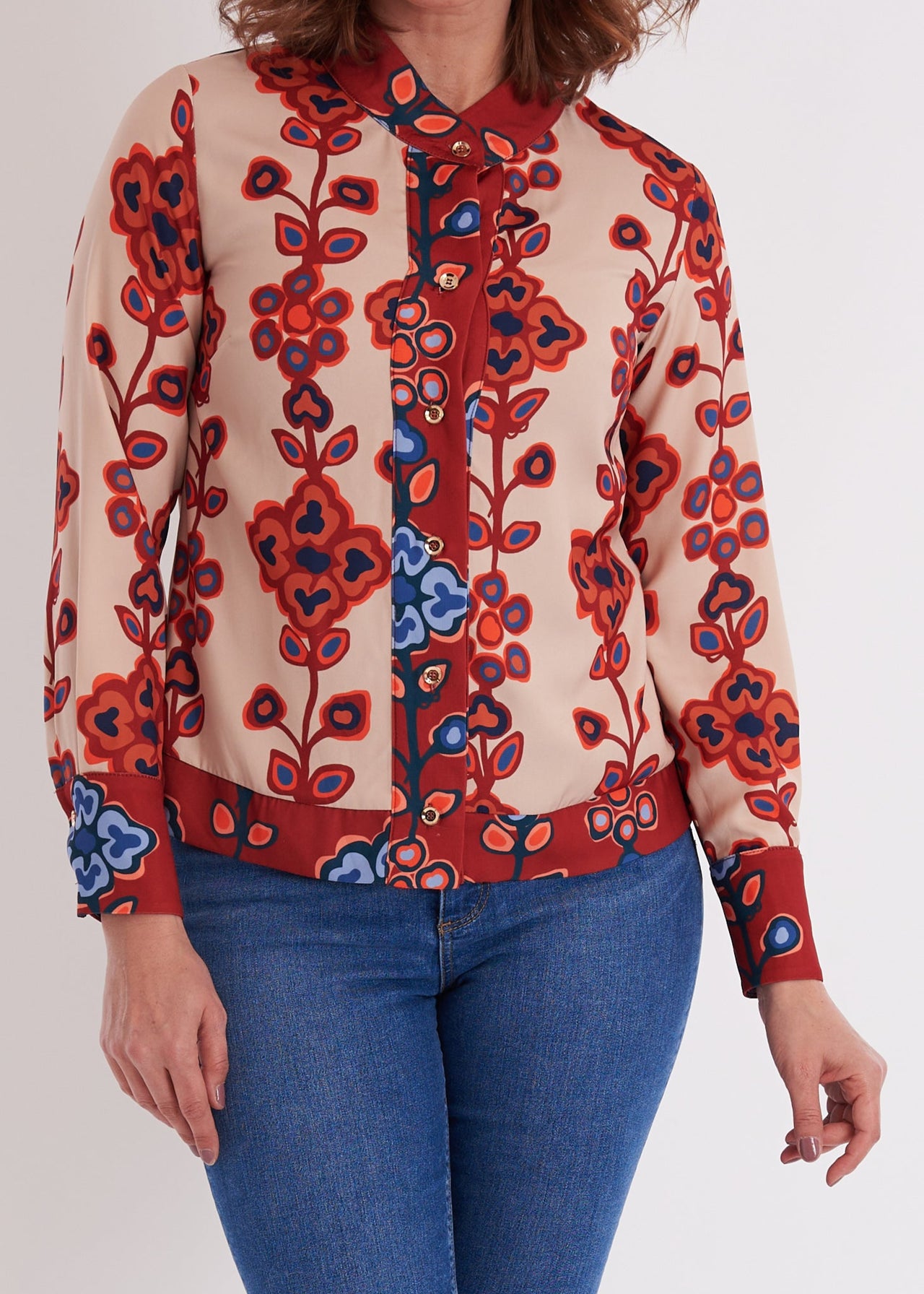 Kelston Blouse - Serendipity Praline SAMPLE