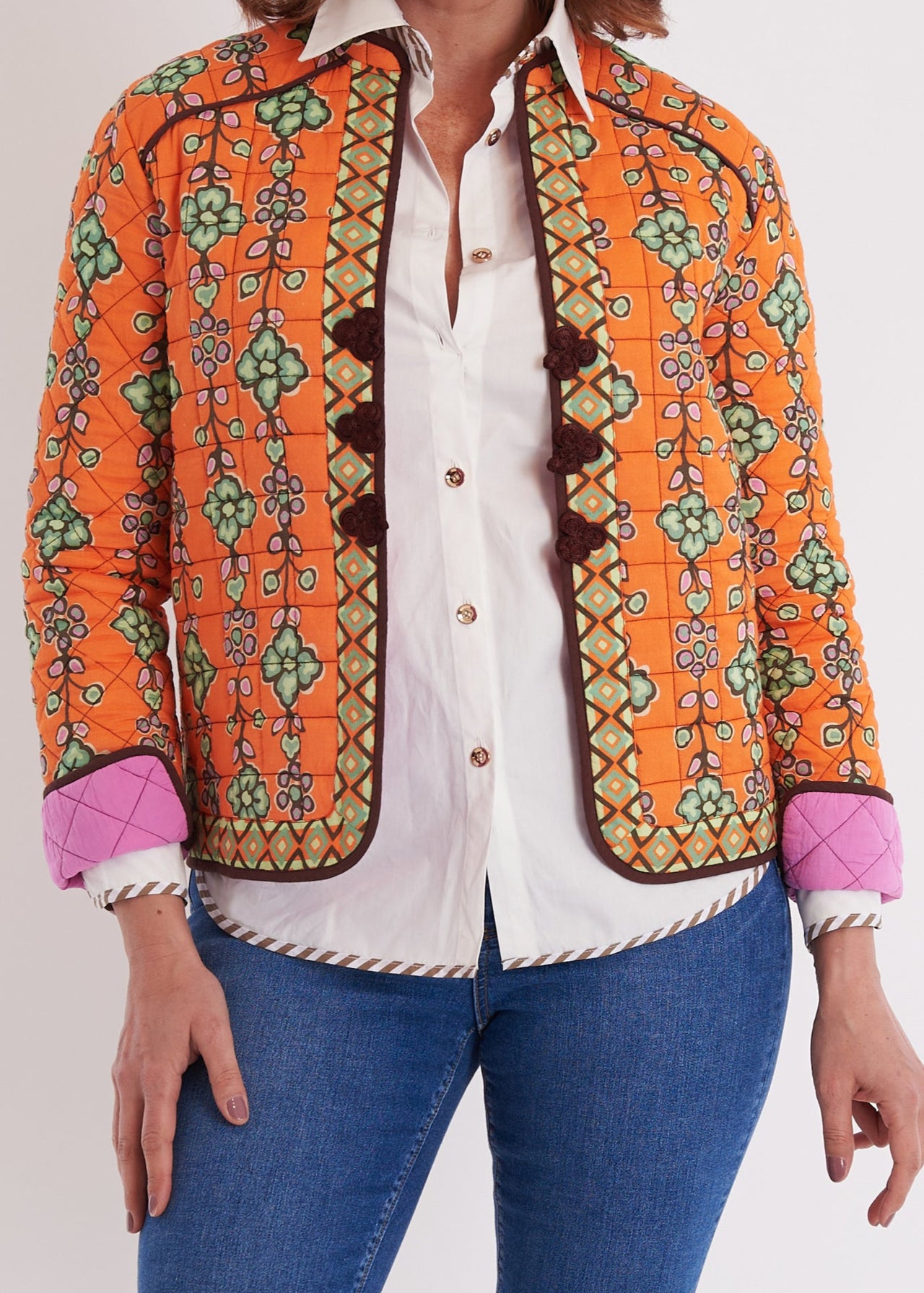 Jade Jacket - Serendipity Pumpkin SAMPLE