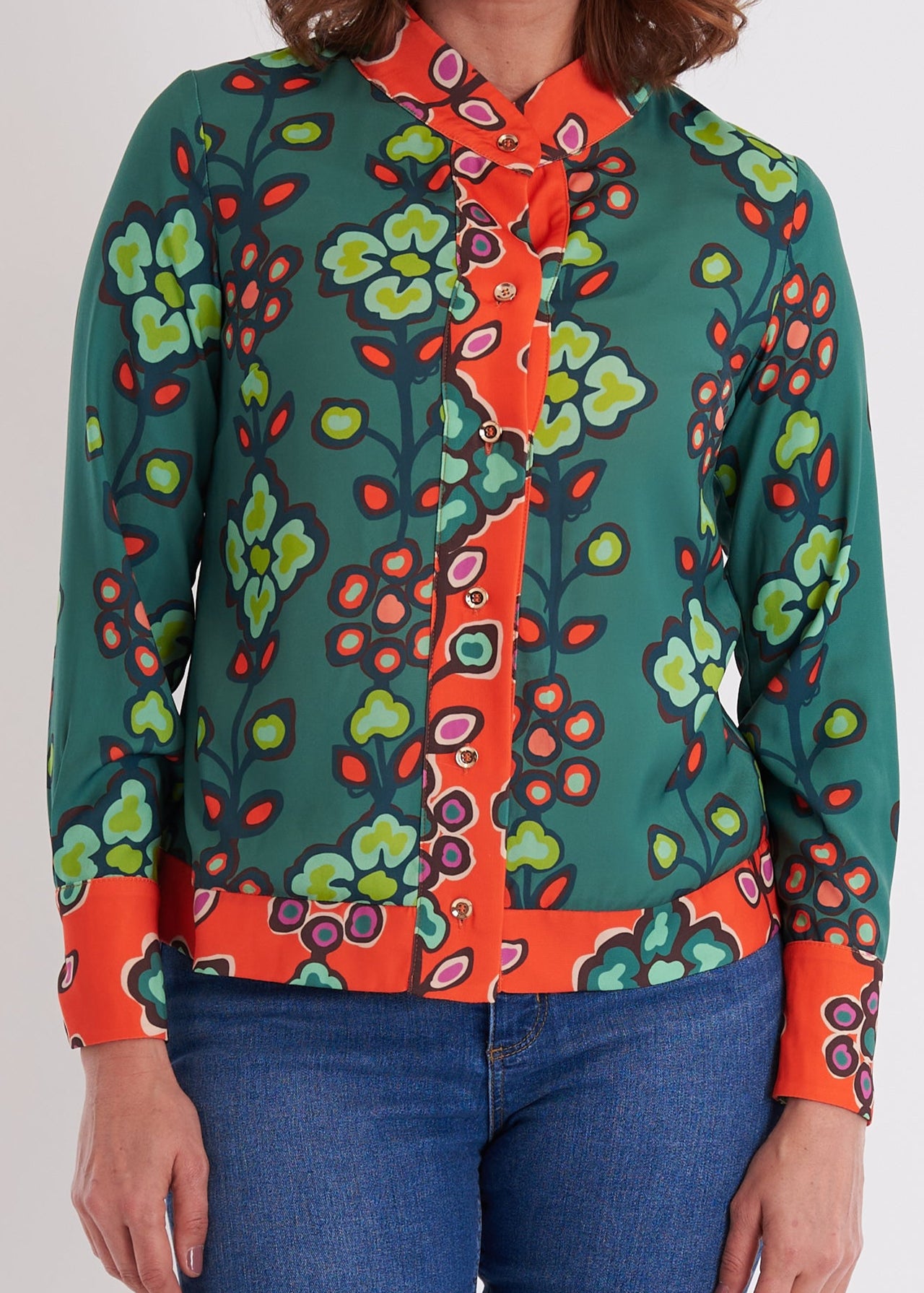 Kelston Blouse - Serendipity Moss SAMPLE