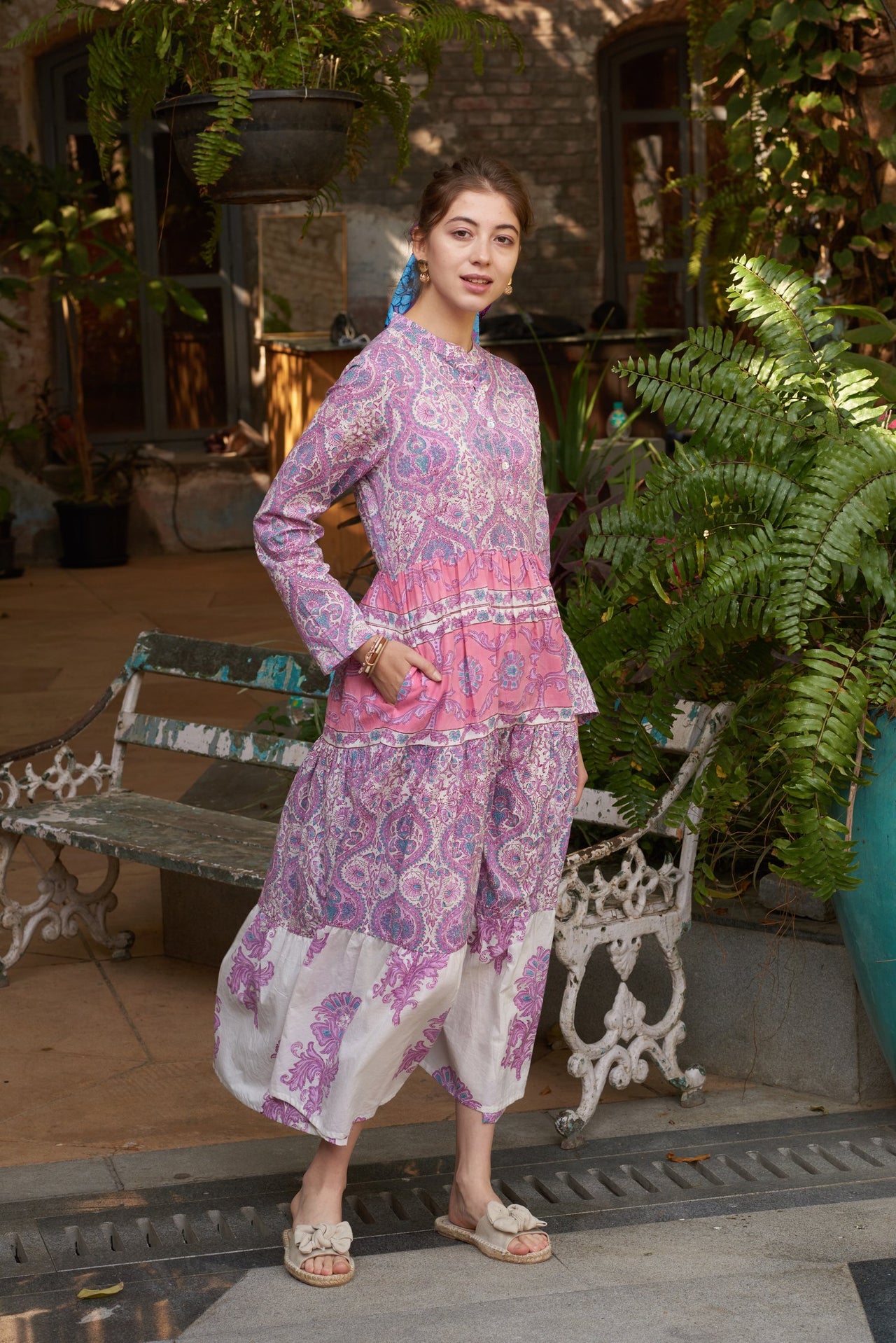 Sohana Santorini Maxi Dress - Lavender