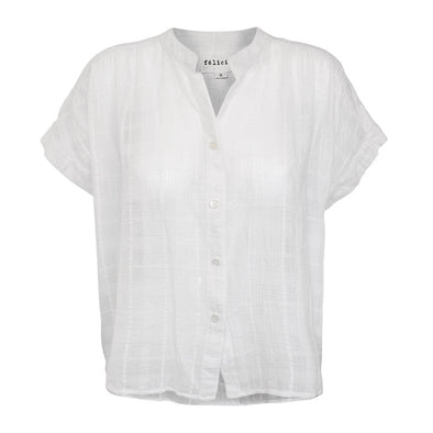 Felicite Short Sleeve Shirt - White