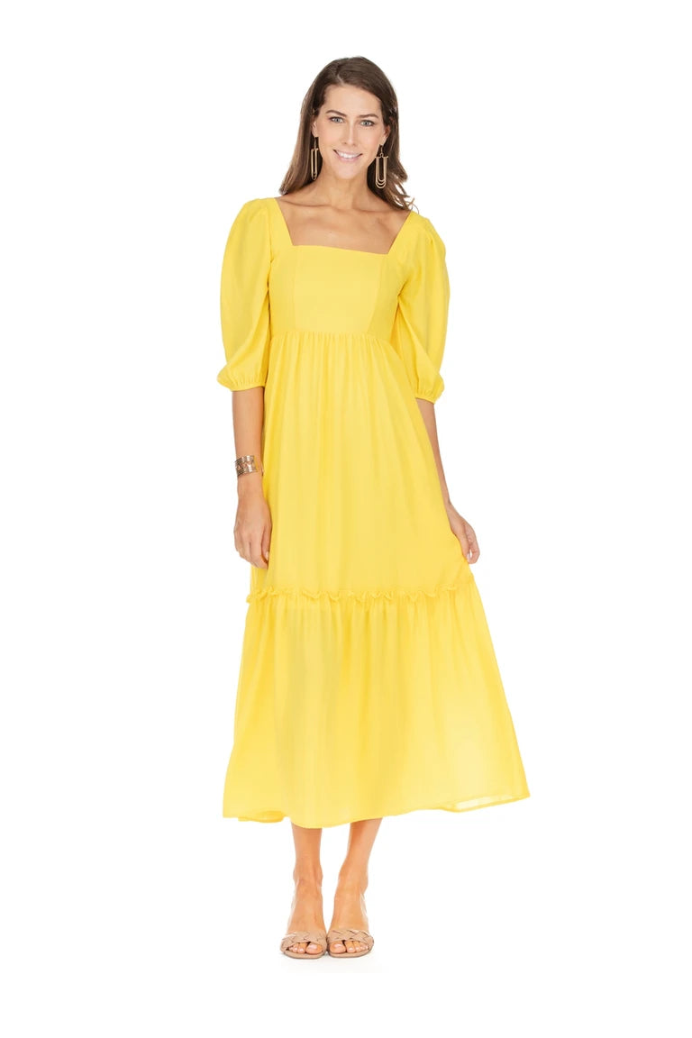 Jade Bodice Maxi - Yellow