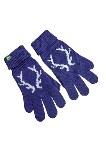Antler Glove - Navy Blue