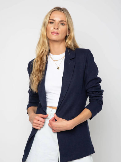Bay Lean Blazer - Navy