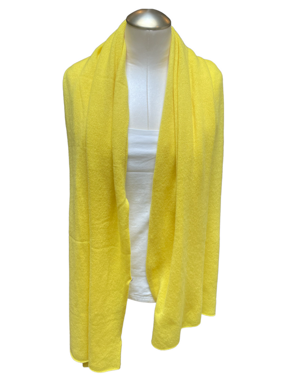 Pure Amici Cashmere Wrap - Canary Yellow