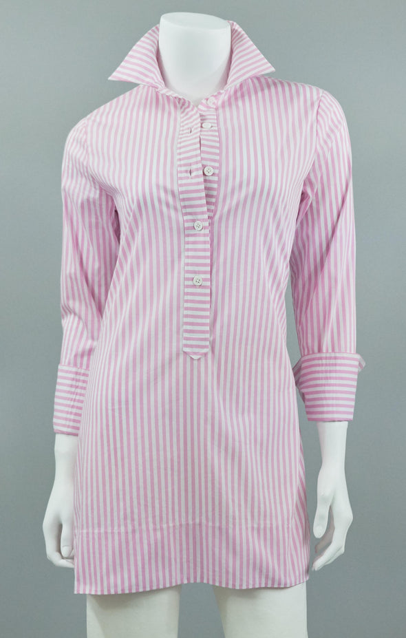 Ivy Tunic - Baby Pink Stripe