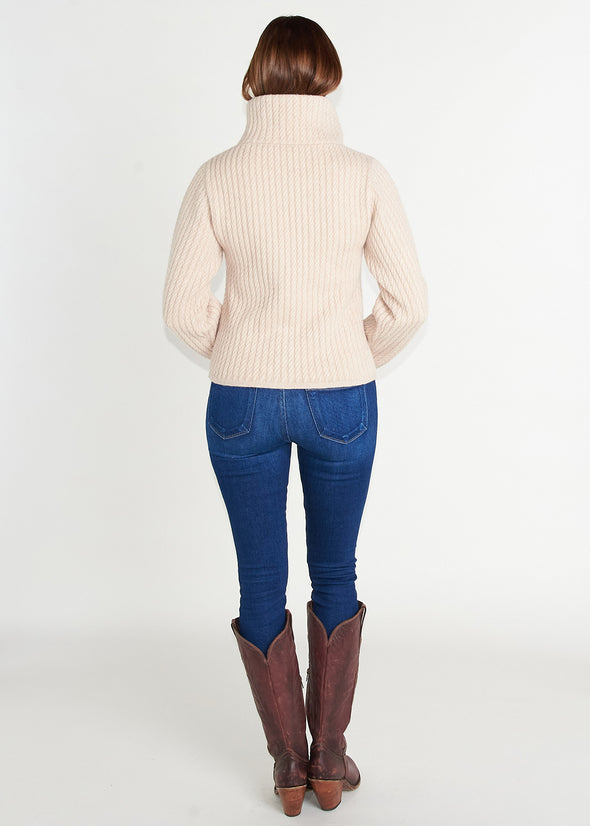 Cresta Cable Knit Sweater - Natural