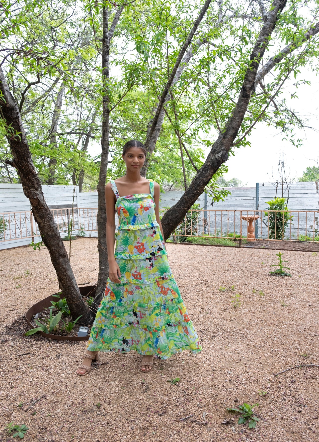 Just Bellina Vara Flutter Maxi Dress