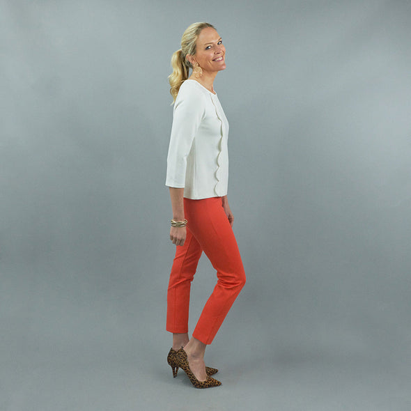 Swizzle Pant - Orange Ponte