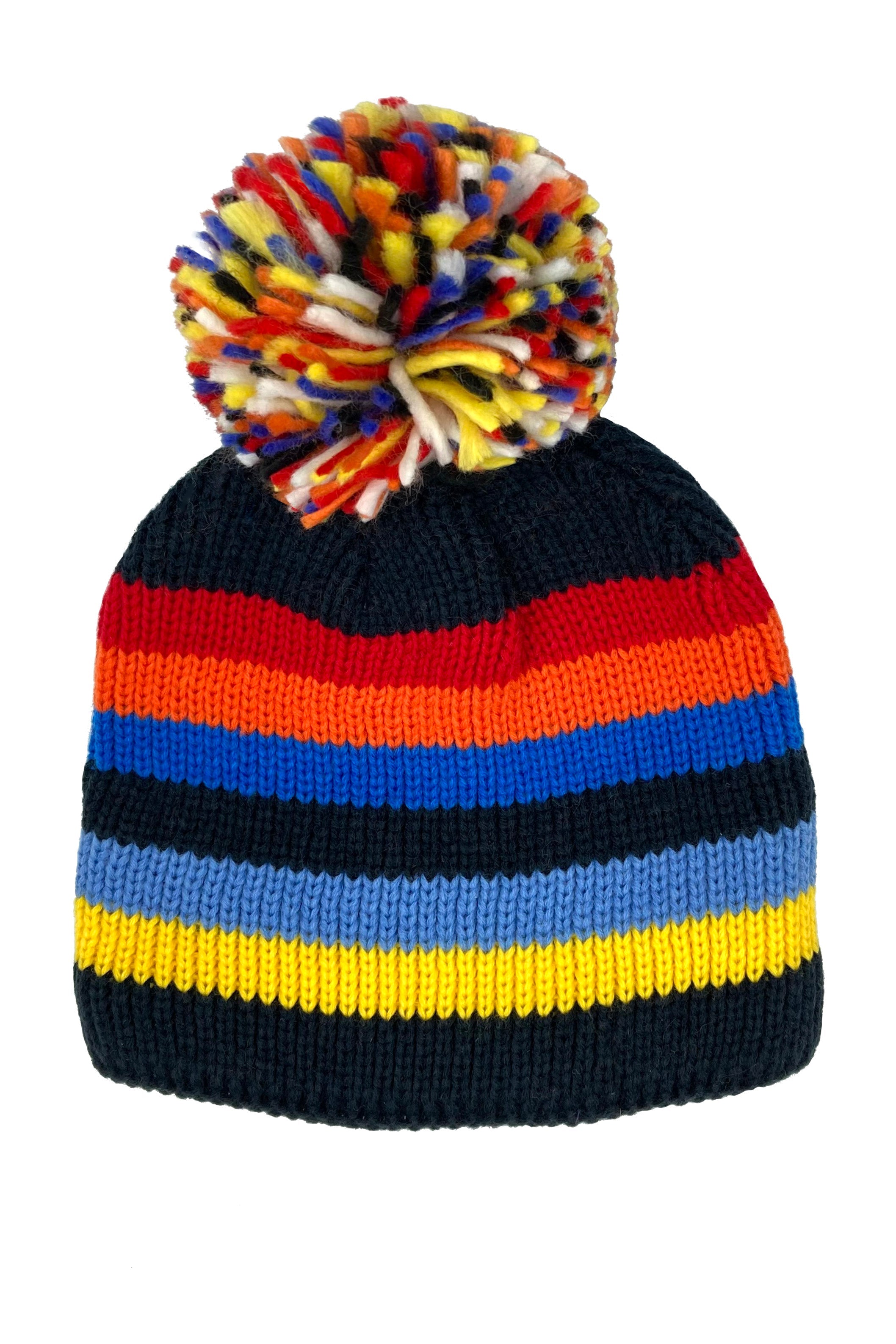 CK Bradley Pom Pom Hat - Rainbow Rainbow / Os