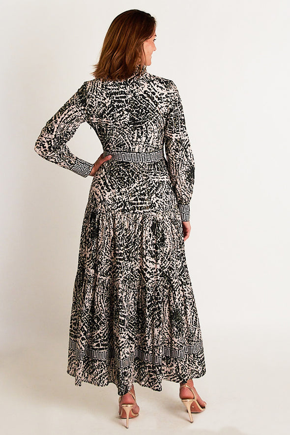 Annabelle Maxi - Pinwheel Black/Gold