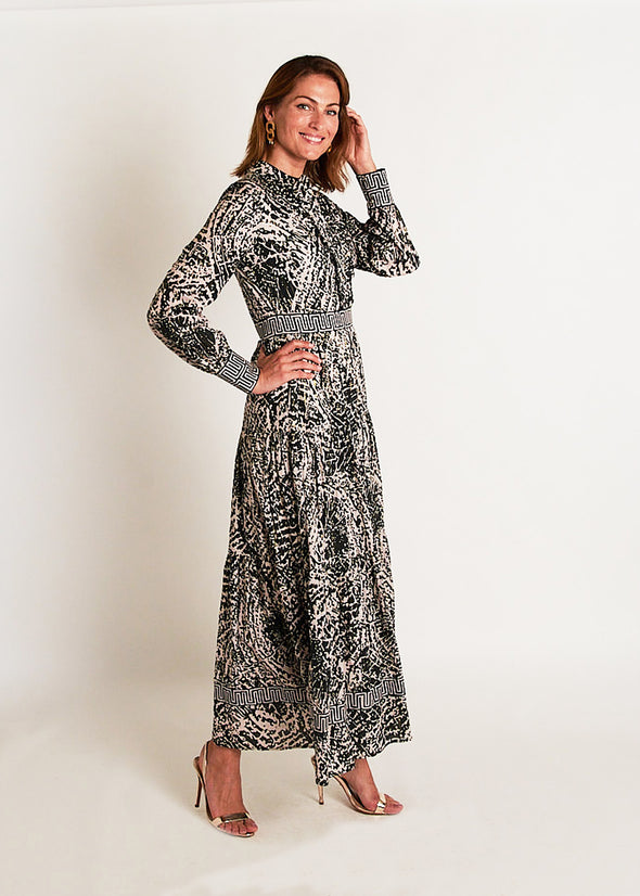 Annabelle Maxi - Pinwheel Black/Gold