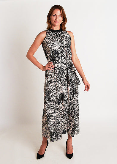 Grace Maxi - Pinwheel Black
