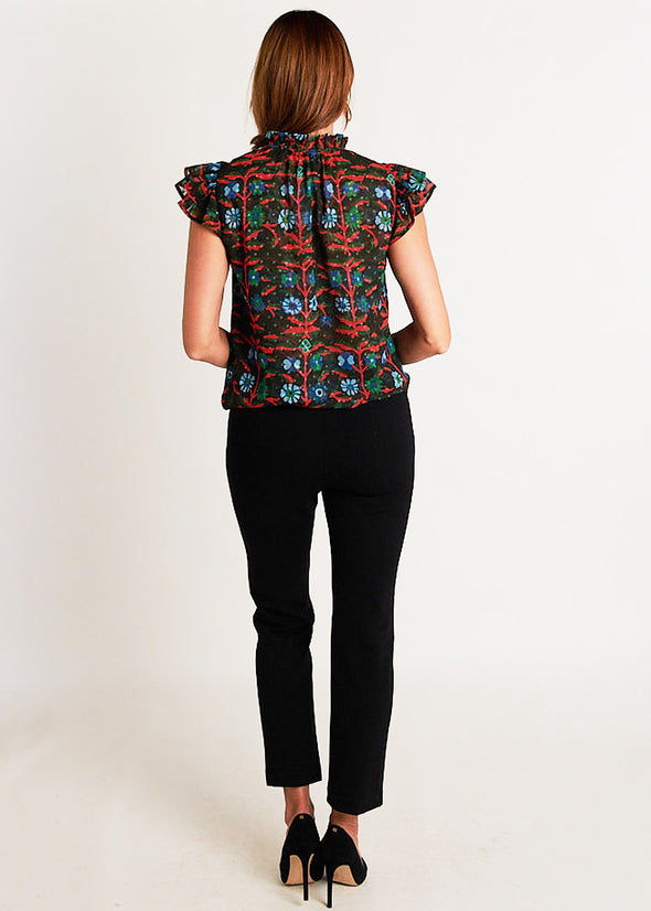 Kimball Top - Wildflower Black