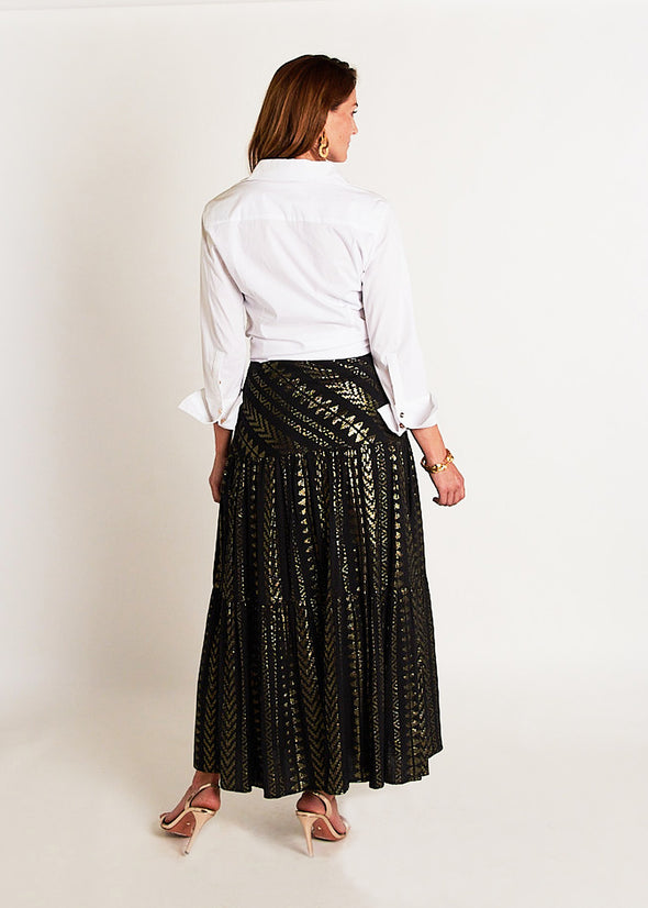 Samana Skirt - Black/Gold
