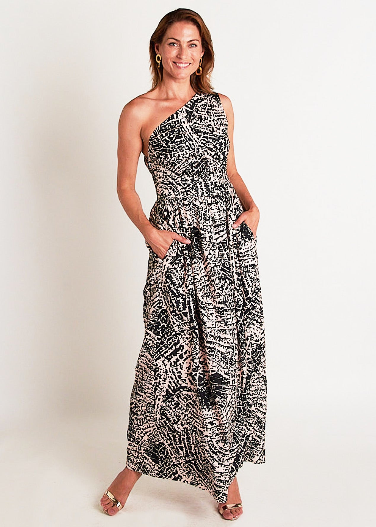 Southside Maxi - Pinwheel Black