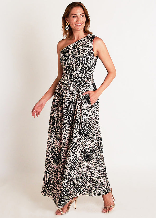Southside Maxi - Pinwheel Black