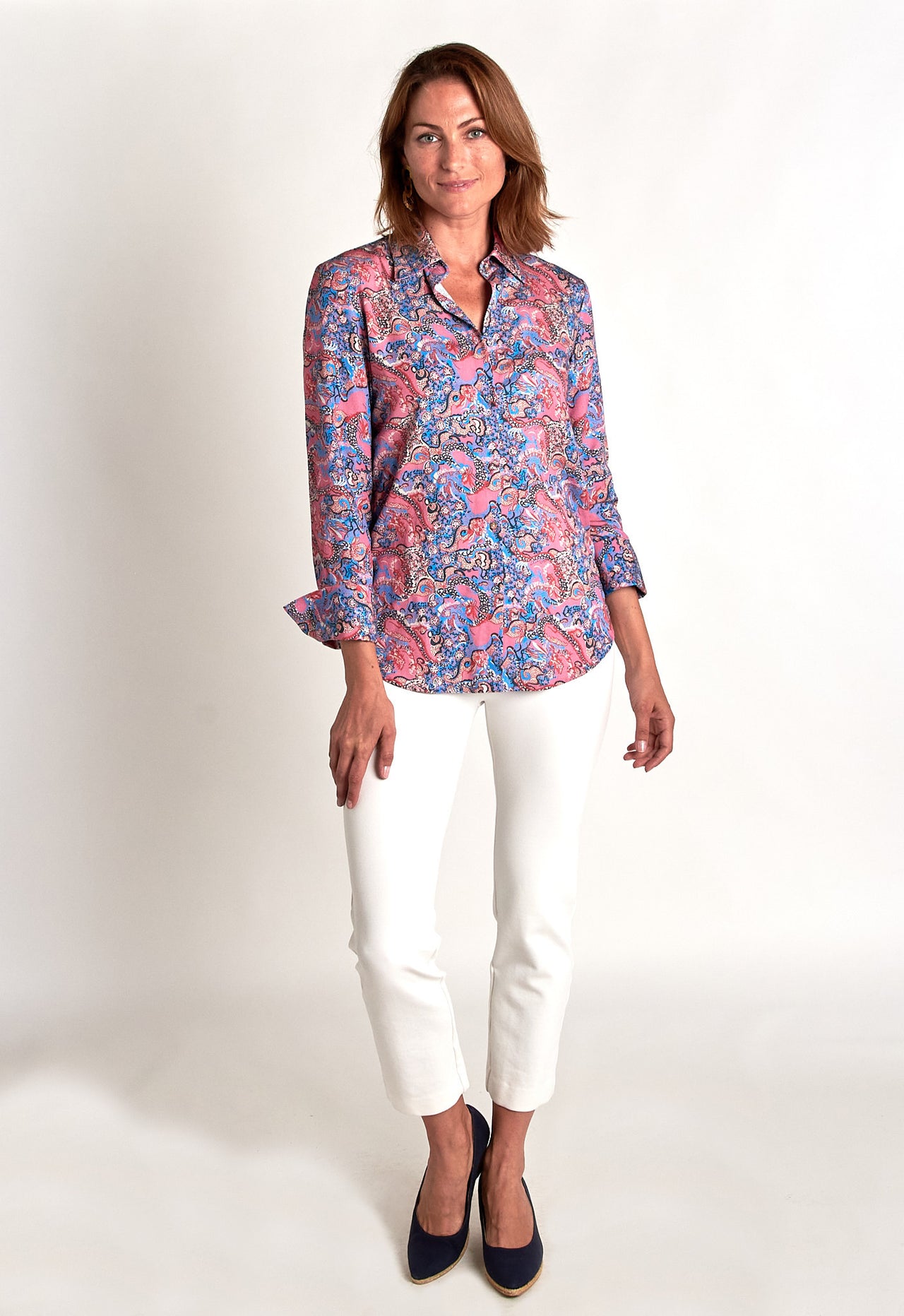 Tenley Shirt - Dragon Pink