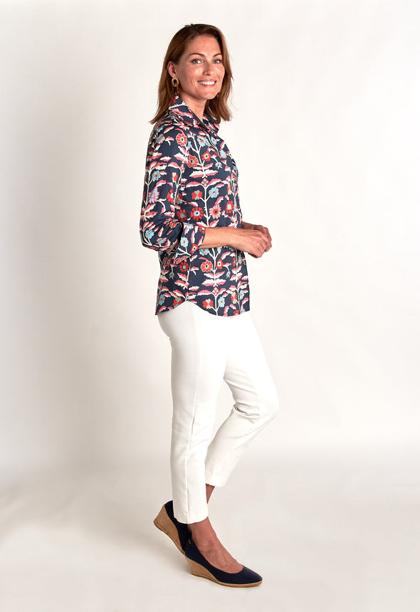 Tenley Shirt - Wildflower Blue Combo