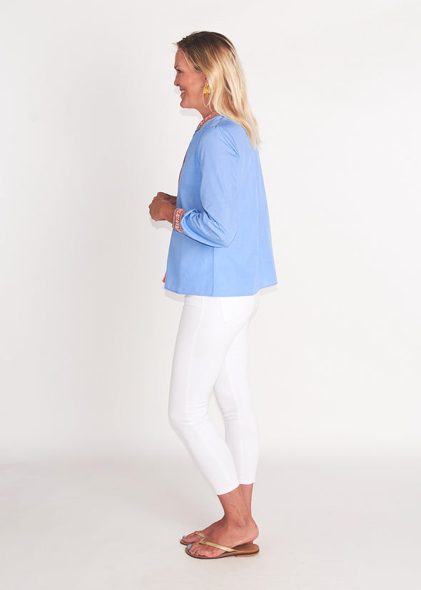 Norway Blouse - Chambray