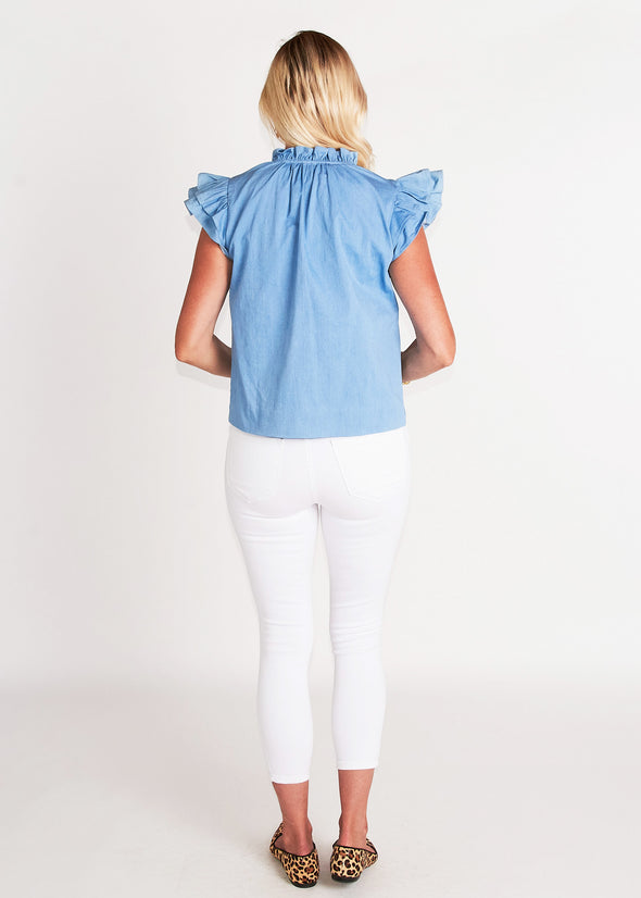 Kimball Top - Chambray