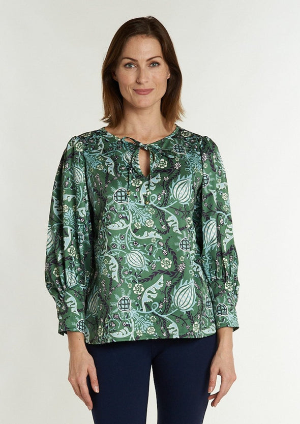 Carmen Top - Frolic Hunter Green