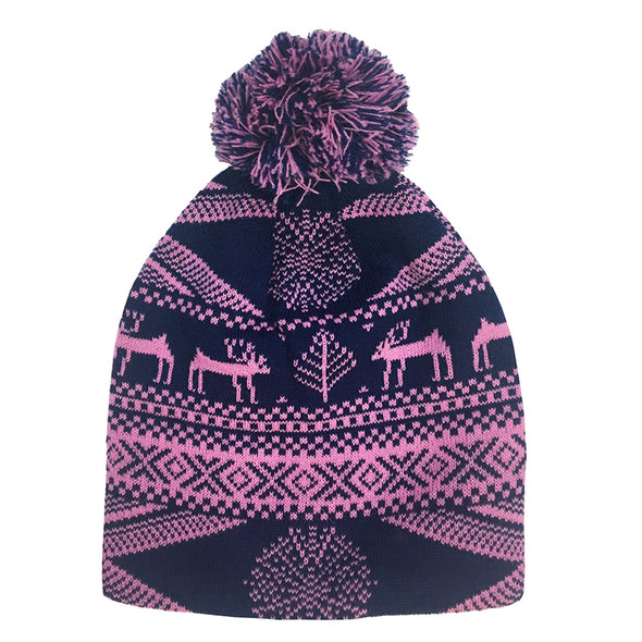 Pom Pom Hat - Fair Isle