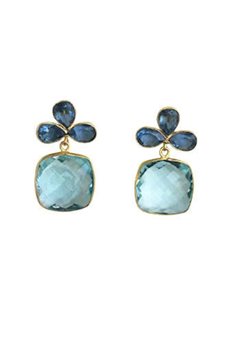 Julie Ryan Design Dabney Earring - Aqua Quartz