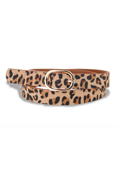 The Cheetah Tan Belt