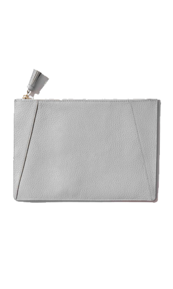Neely & Chloe No. 9 Pebbled Leather Clutch