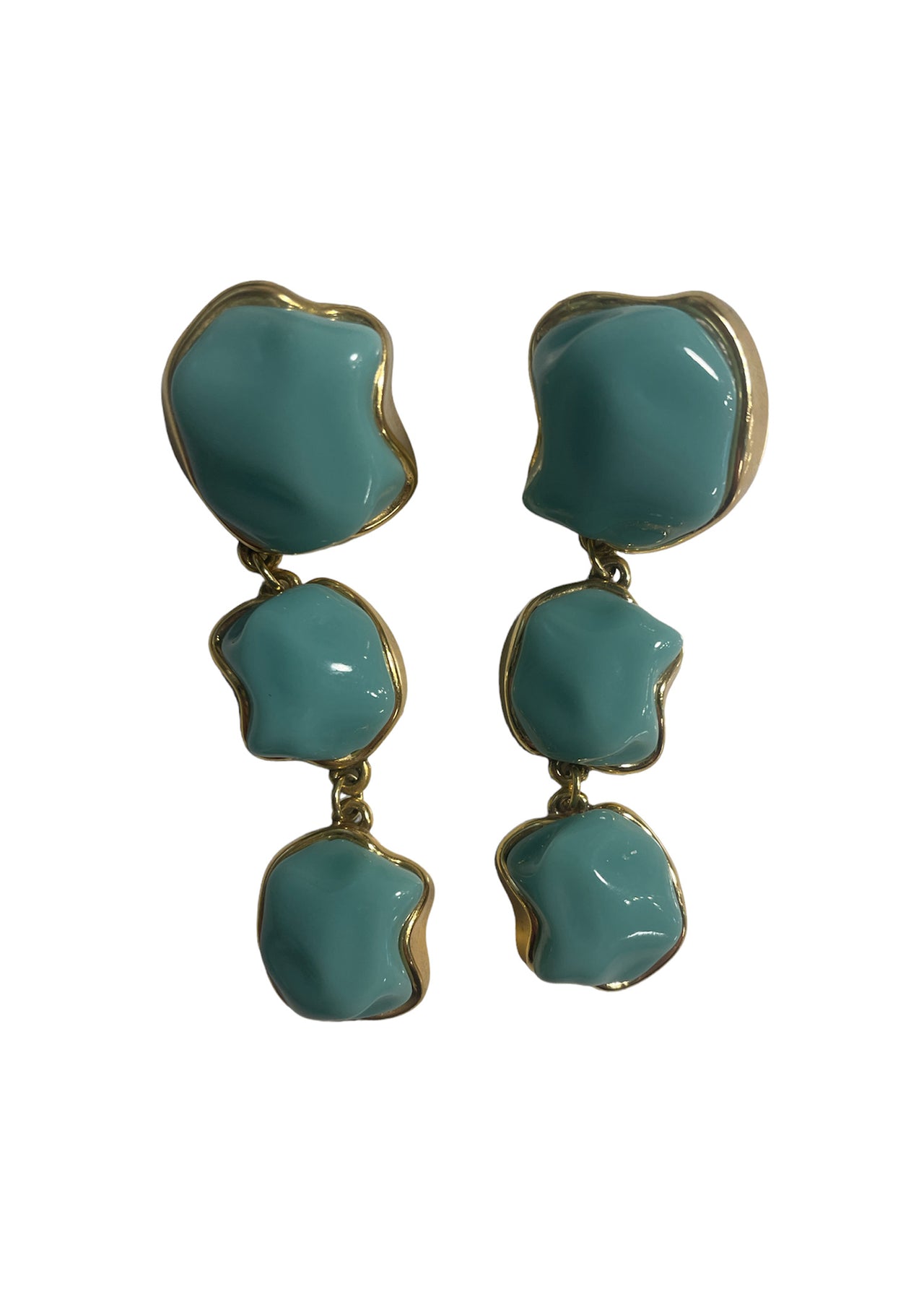 Nadia Gimenes Native Trio Earring - Turquoise