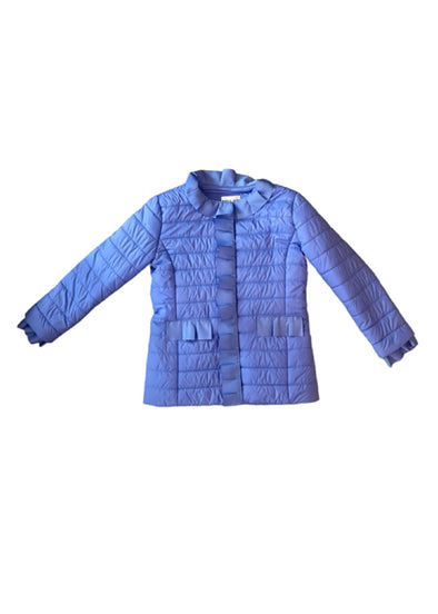 Patty Kim Gros Grain Trim Jacket - Periwinkle