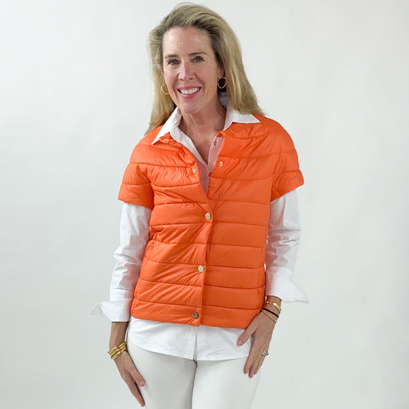 Patty Kim Audrey Short Sleeve Puffer