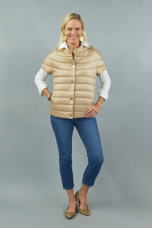 Patty Kim Audrey Short Sleeve Puffer