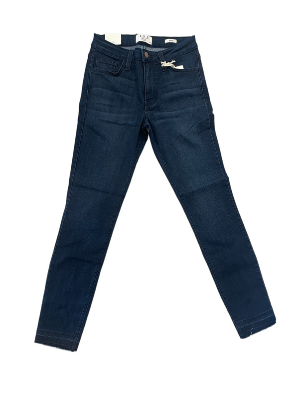 LTJ Juliet Released Hem Jeans (Dark Wash)