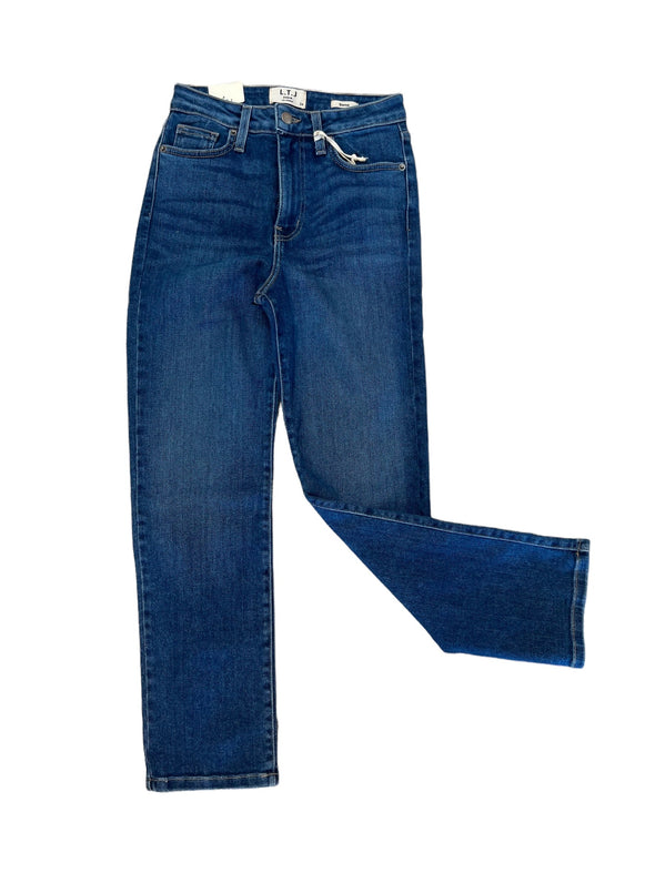 LTJ Siena High Rise Straight Jeans - Medium Wash