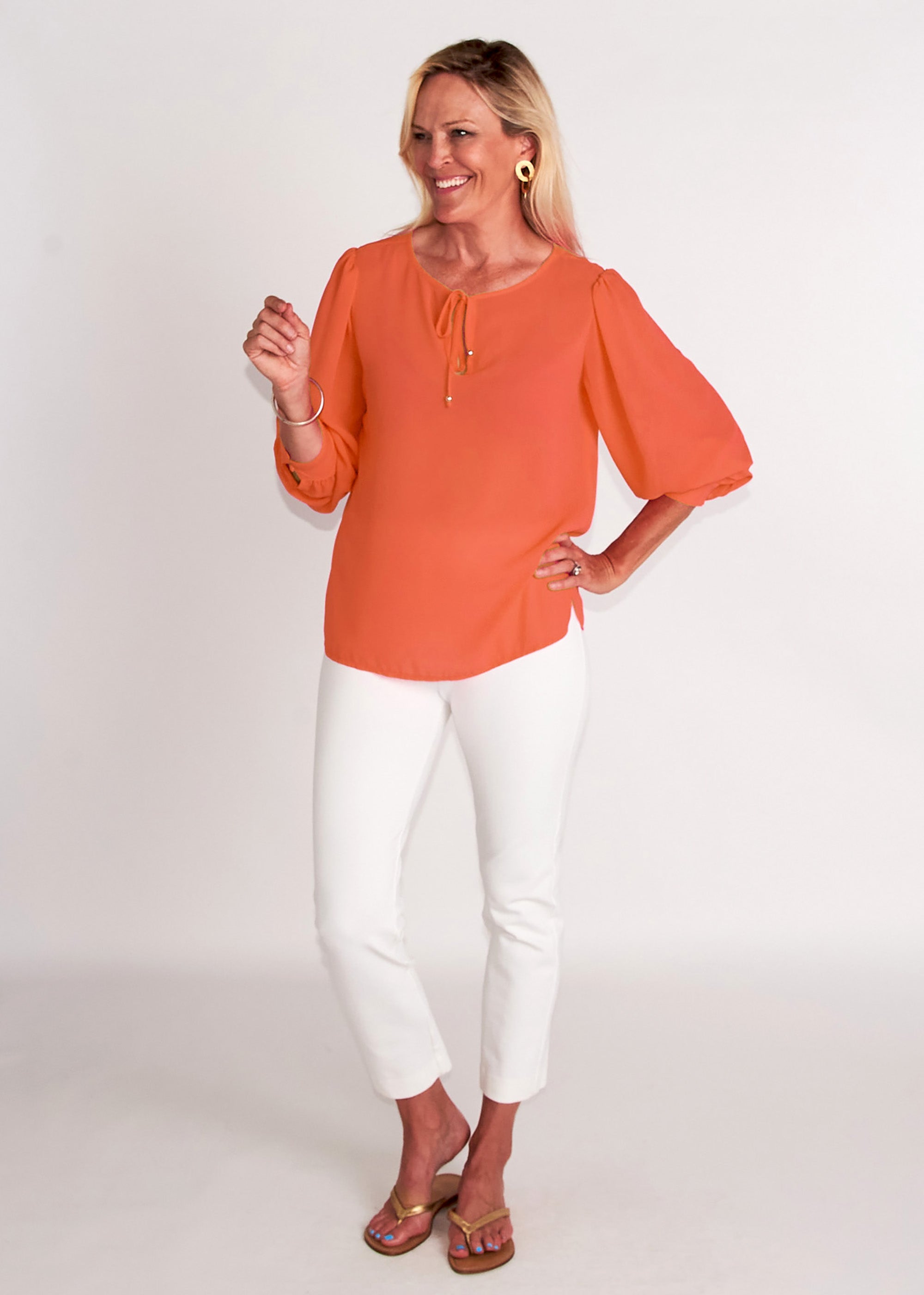 Carmen Blouse - Pumpkin – CK Bradley